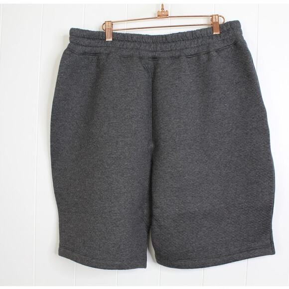 Lunya Restore Double Faced Gray Quilted Elastic Waist Shorts Size XL NWOT - Picture 5 of 5